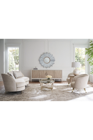   Patterned Cream Modern Sideboard | Oroa.com