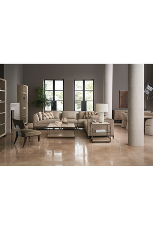   Bronze Glass Shelf Bookcase | Oroa.com
