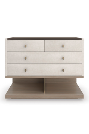  Modern Ivory Nightstand | Oroa.com