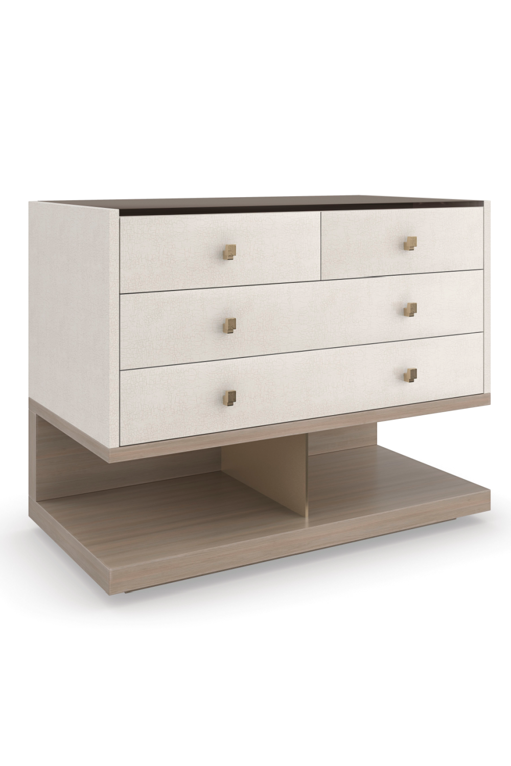   Modern Ivory Nightstand | Oroa.com
