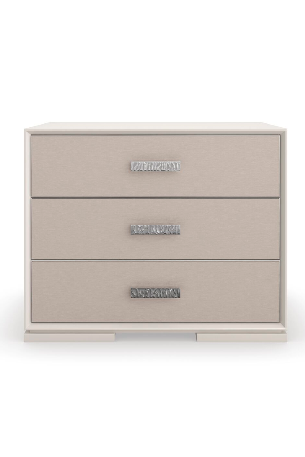   Vinyl 3-Drawer Nightstand | Oroa.com