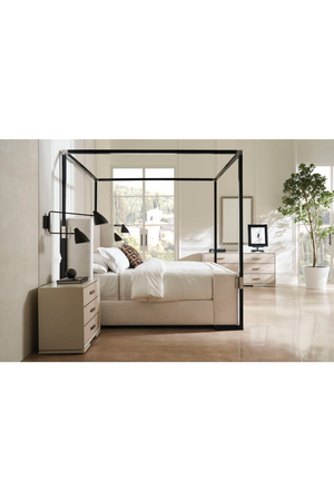   Vinyl 3-Drawer Nightstand | Oroa.com
