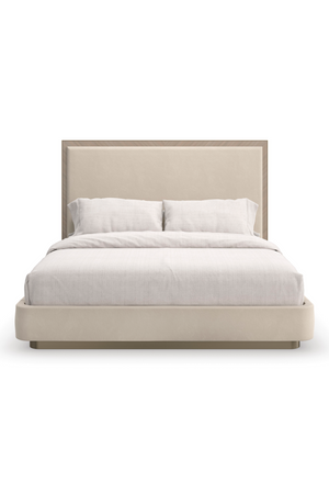   Cream Modern Minimalist Bed | Oroa.com