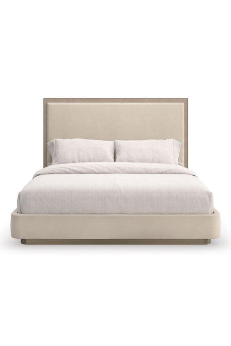   Cream Modern Minimalist Bed | Oroa.com