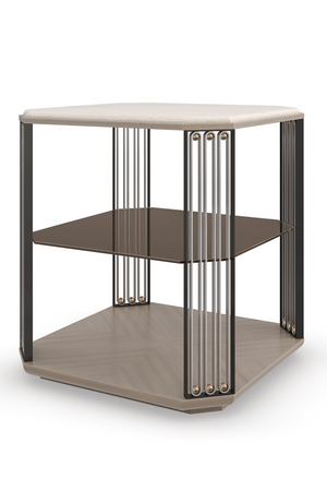   Bronze Glass End Table | Oroa.com