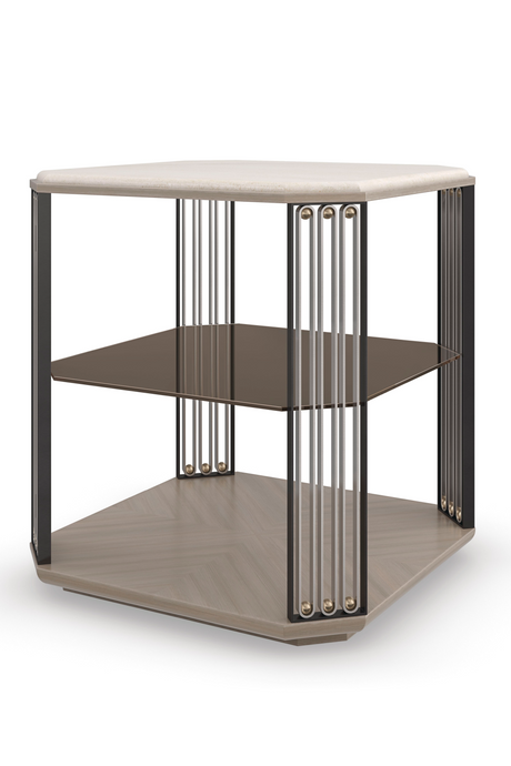   Bronze Glass End Table | Oroa.com