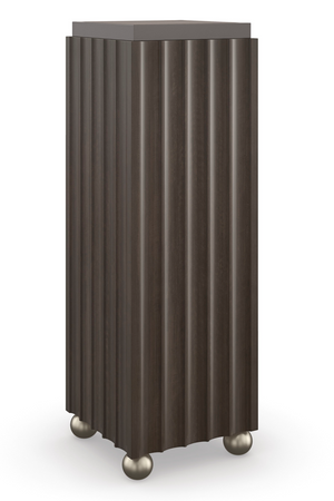   Brown Fluted Bar Table | Oroa.com