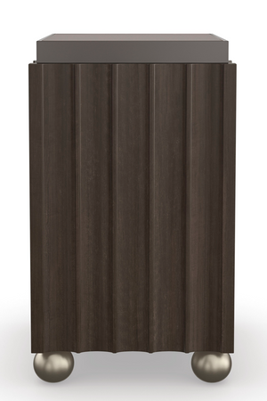   Brown Fluted Bar Table | Oroa.com