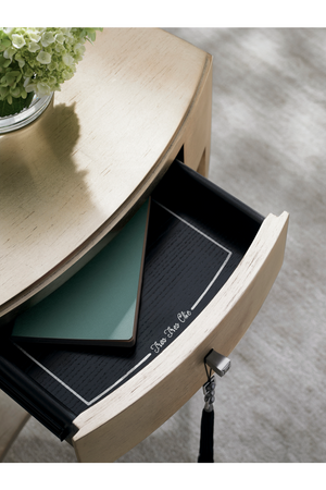   Gold 1-Drawer Accent Table | Oroa.com