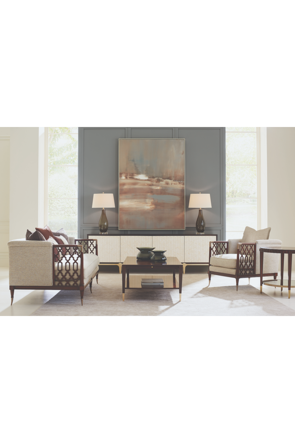   Faux Bone Media Cabinet | Oroa.com