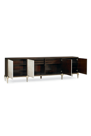   Faux Bone Media Cabinet | Oroa.com