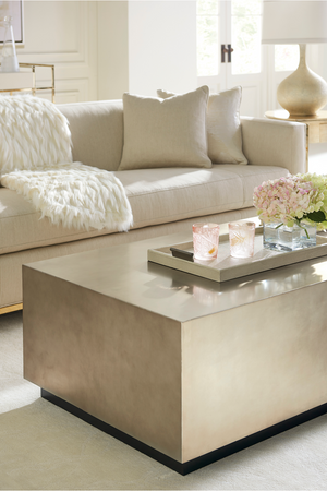   Rectangular Taupe Coffee Table | Oroa.com