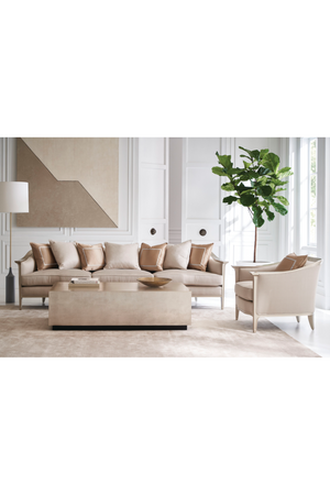   Rectangular Taupe Coffee Table | Oroa.com