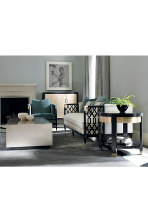   Rectangular Taupe Coffee Table | Oroa.com