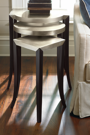   Silver Leaf Nesting Side Tables (3) | Oroa.com