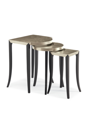  Silver Leaf Nesting Side Tables (3) | Oroa.com