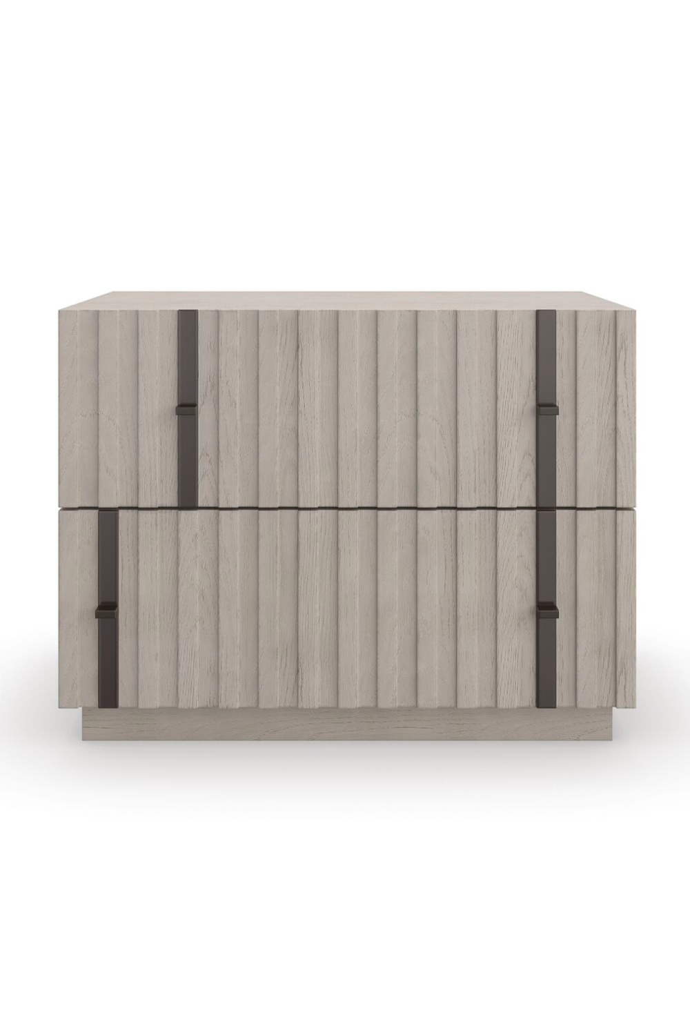   Oak Veneer Modern Nightstand | Oroa.com