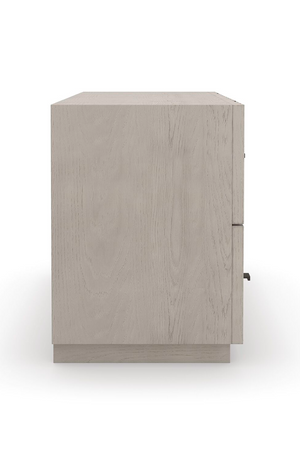   Oak Veneer Modern Nightstand | Oroa.com
