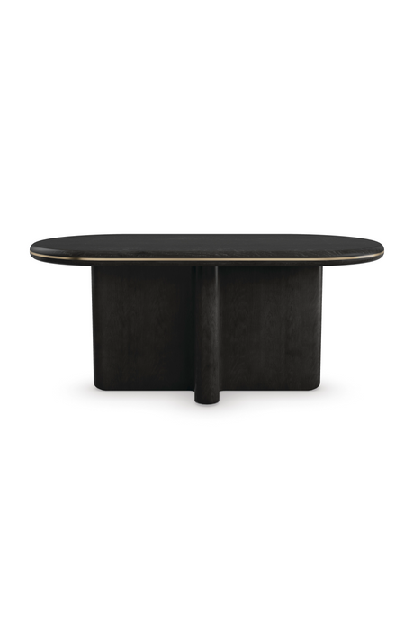   Oval Black Dining Table | Oroa.com