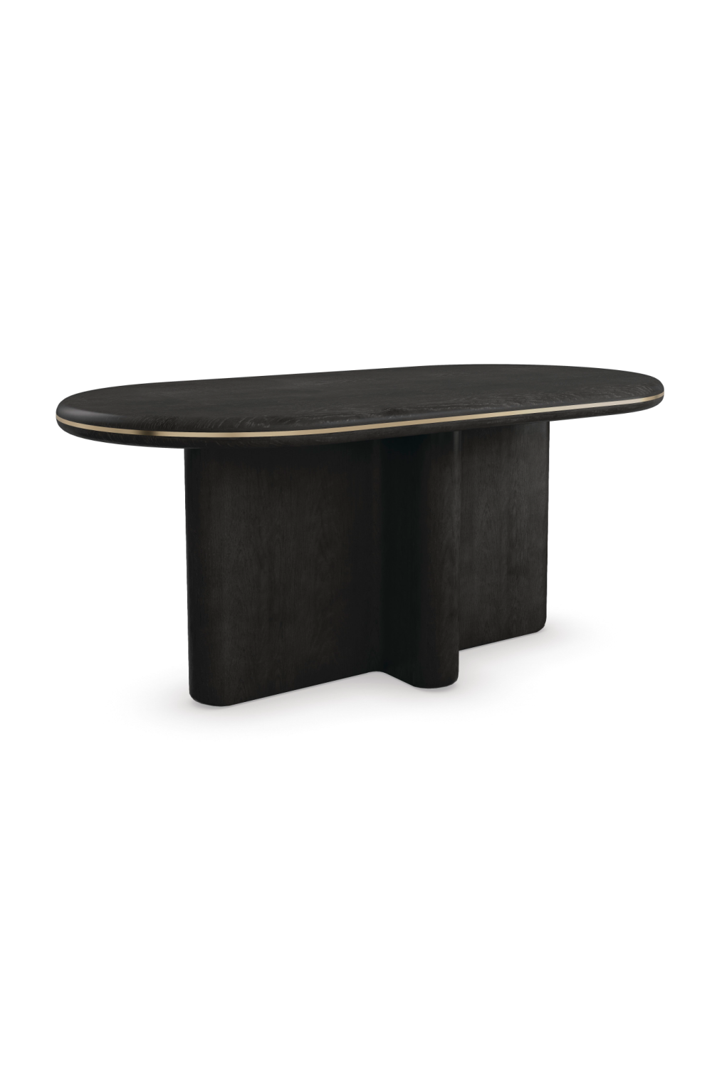  Oval Black Dining Table | Oroa.com