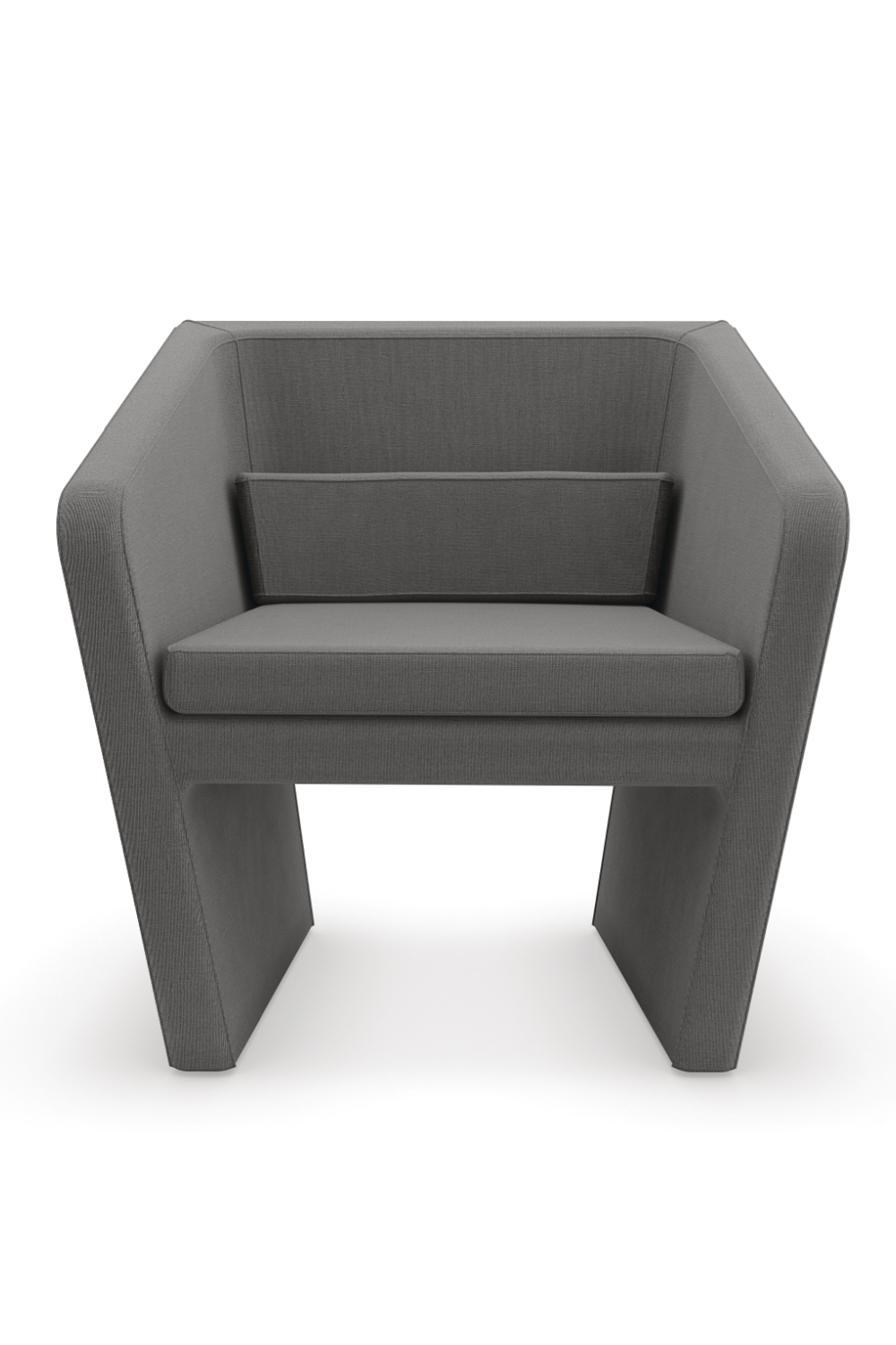   Gray Linen Occasional Chair | Oroa.com