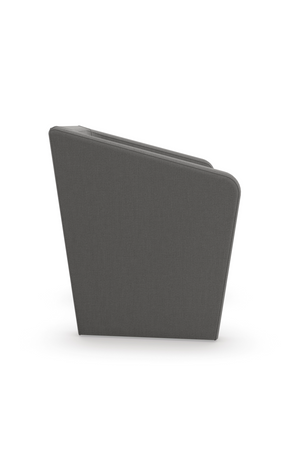   Gray Linen Occasional Chair | Oroa.com