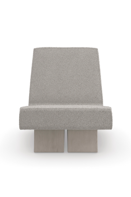   Gray Bouclé Modern Accent Chair | Oroa.com
