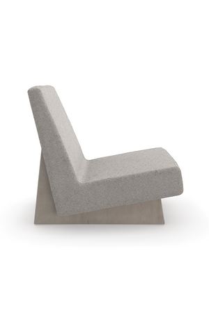   Gray Bouclé Modern Accent Chair | Oroa.com