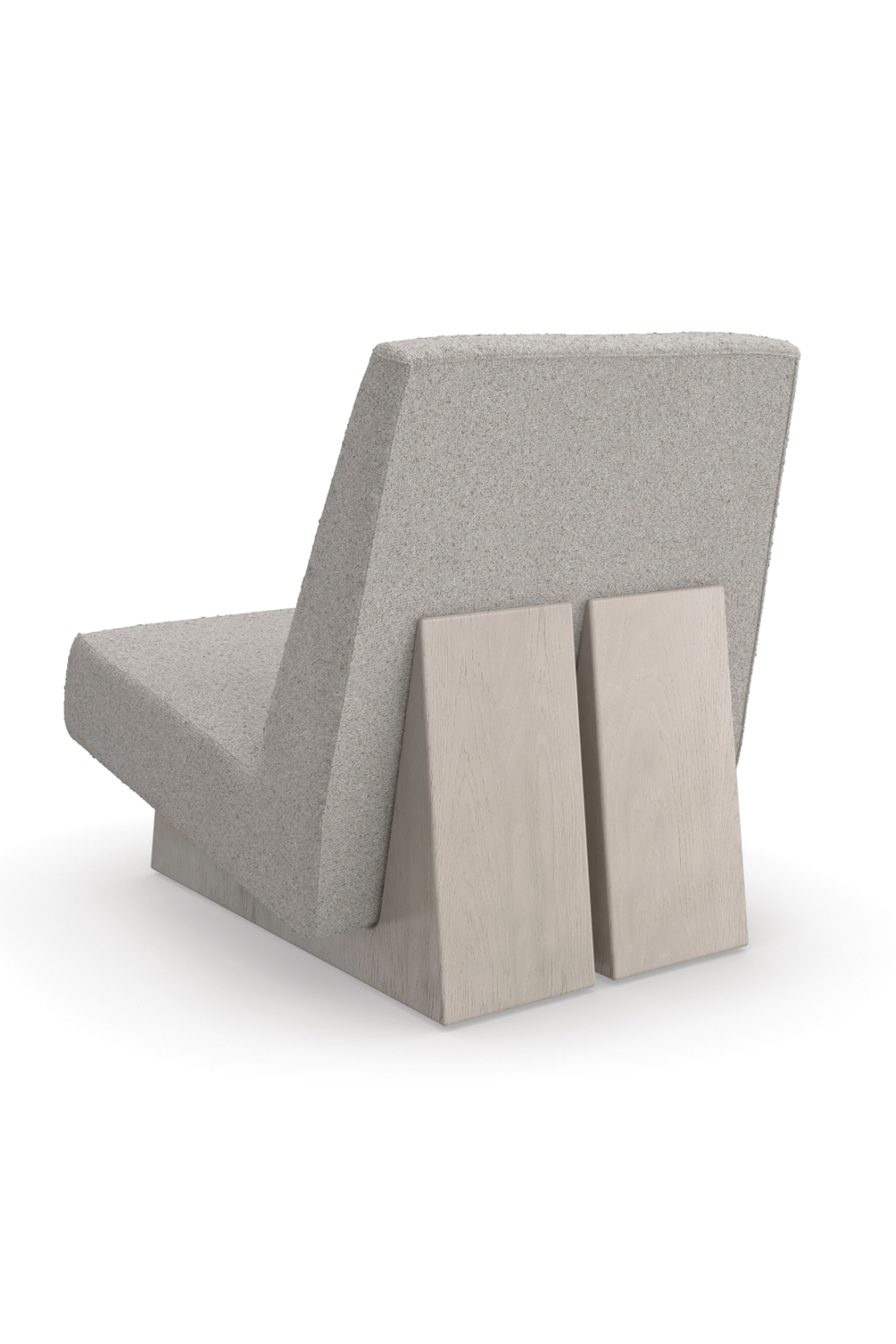   Gray Bouclé Modern Accent Chair | Oroa.com