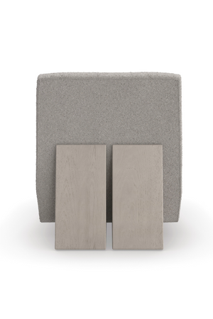   Gray Bouclé Modern Accent Chair | Oroa.com