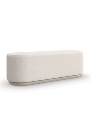   Bouclé Oval Bench | Oroa.com