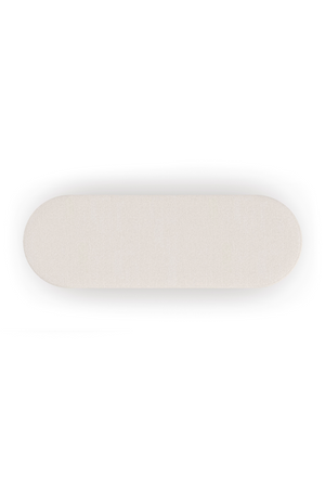   Bouclé Oval Bench | Oroa.com