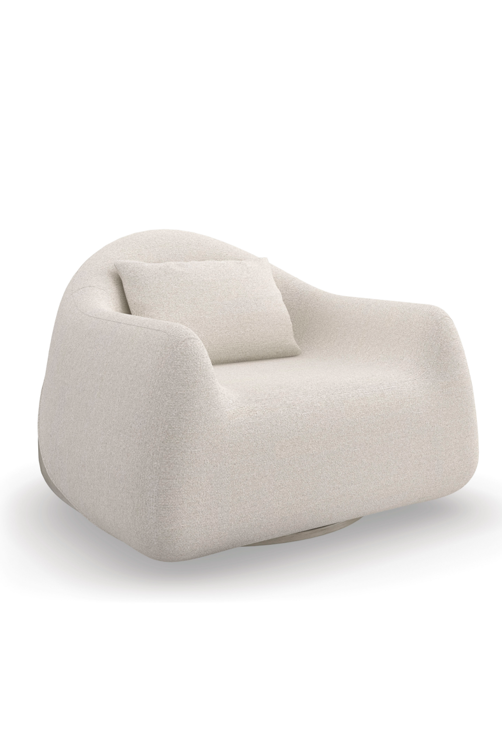   Bouclé Modern Swivel Chair | Oroa.com