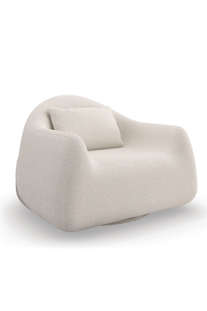   Bouclé Modern Swivel Chair | Oroa.com