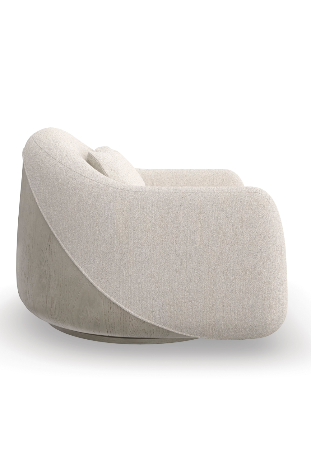   Bouclé Modern Swivel Chair | Oroa.com