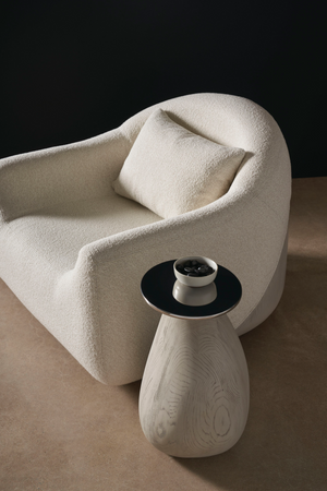   Bouclé Modern Swivel Chair | Oroa.com