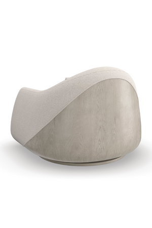   Bouclé Modern Swivel Chair | Oroa.com