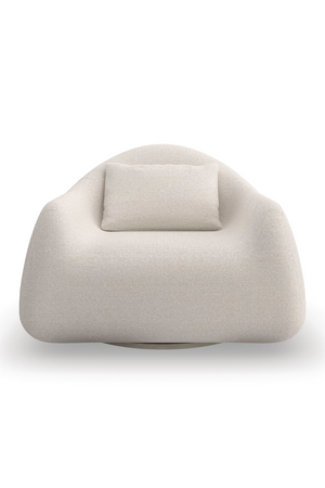   Bouclé Modern Swivel Chair | Oroa.com