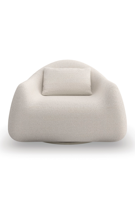   Bouclé Modern Swivel Chair | Oroa.com