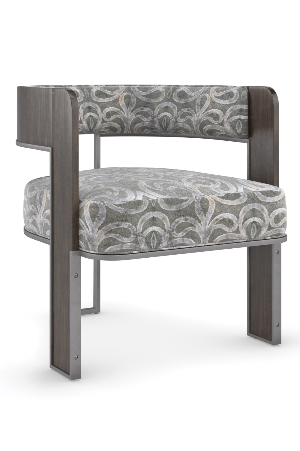   Curved Modern Accent Chair | Oroa.com