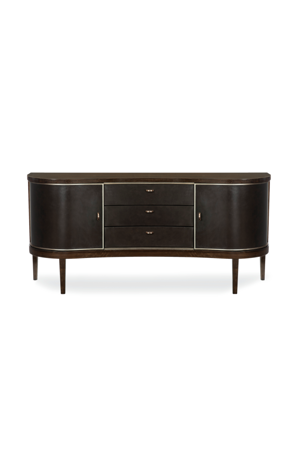   Dark Curved Sideboard | Oroa.com
