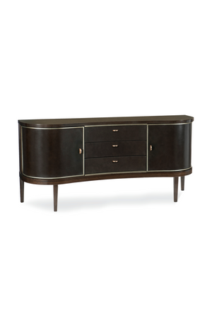   Dark Curved Sideboard | Oroa.com