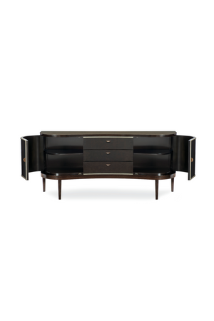   Dark Curved Sideboard | Oroa.com