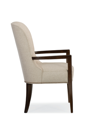  Neutral-Toned Dining Armchair (2) | Oroa.com