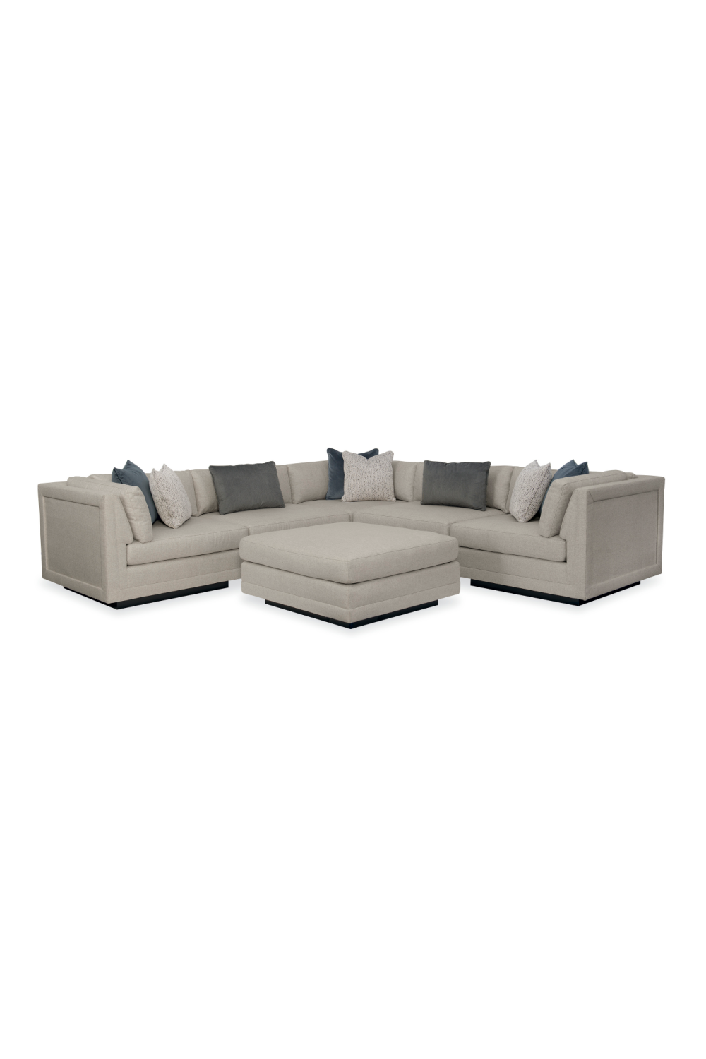   Gray Modern Sectional Sofa | Oroa.com
