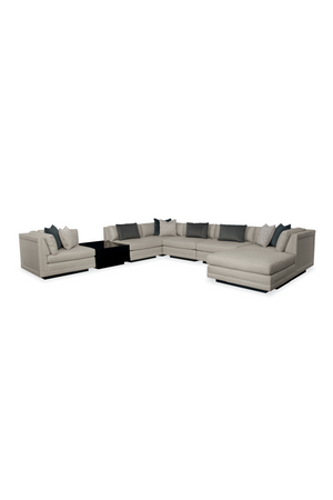   Neutral-Toned Sectional Sofa | Oroa.com