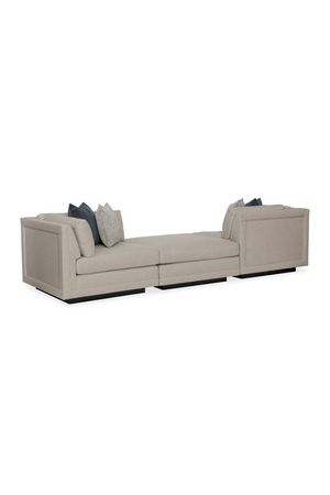   Neutral-Toned Sectional Sofa | Oroa.com