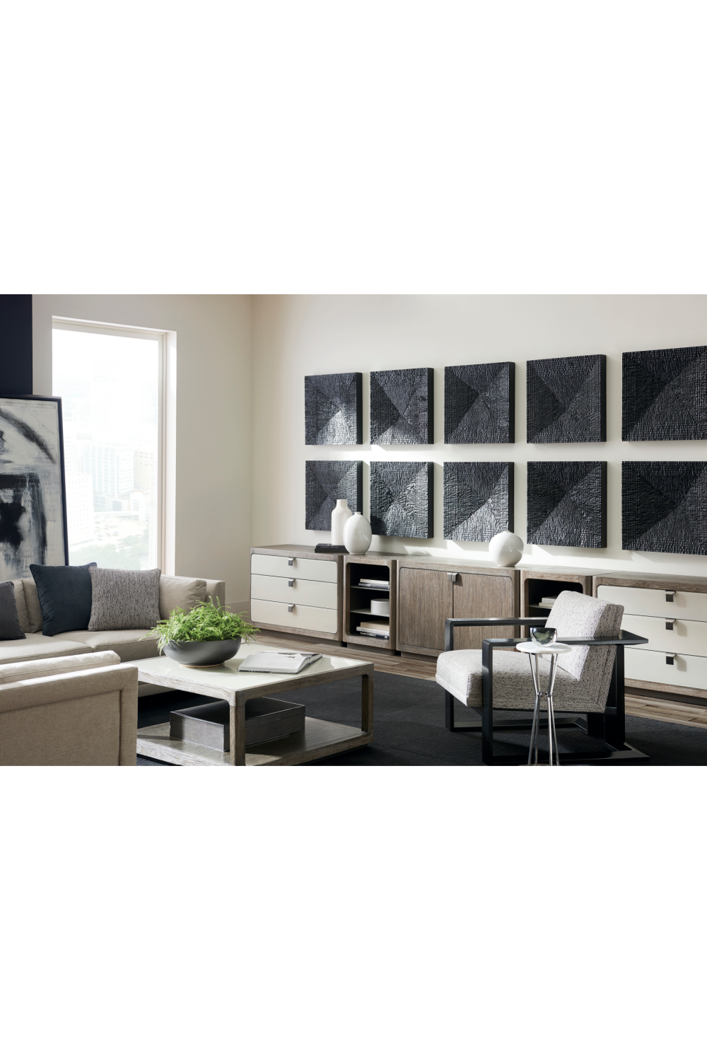   Gray Modern Sectional Sofa | Oroa.com