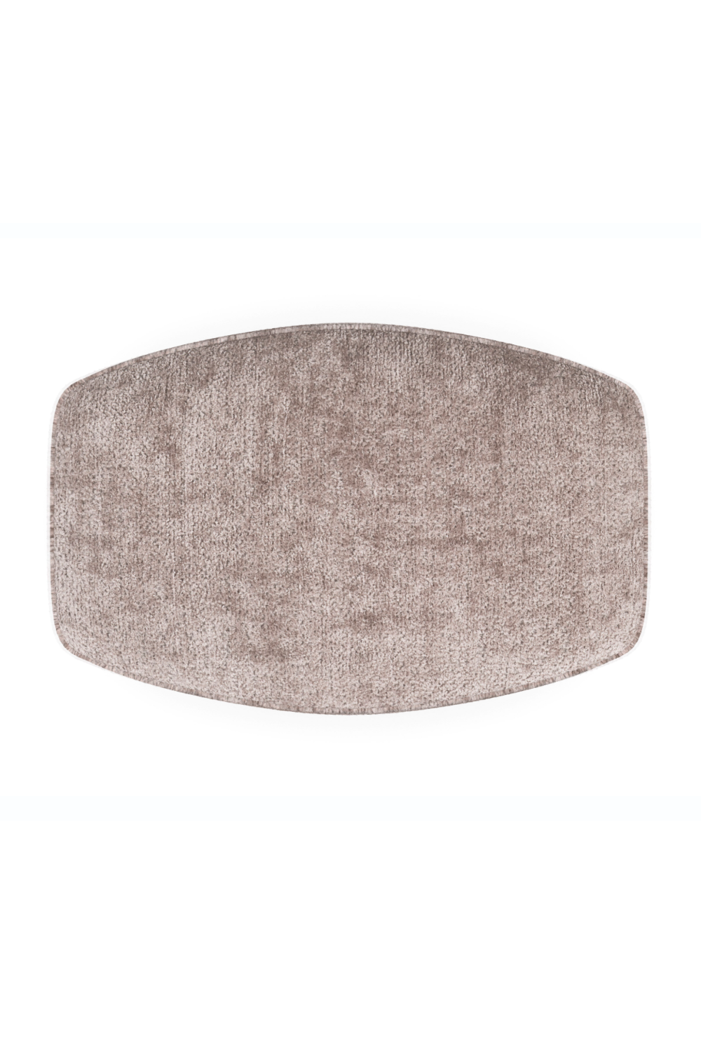   Gray Velvet Ottoman | Oroa.com