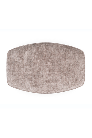   Gray Velvet Ottoman | Oroa.com